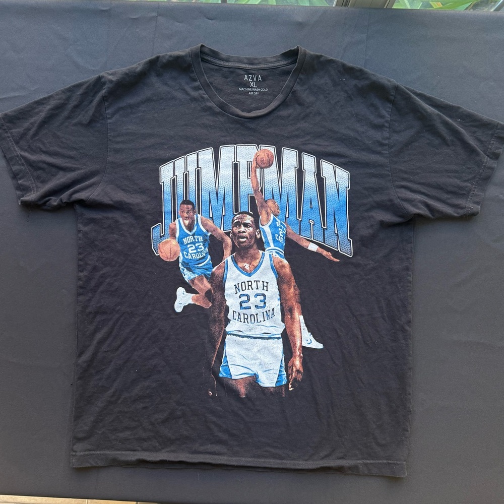 NBA Michael Jordan North Carolina Era Graphics Tee Shirt